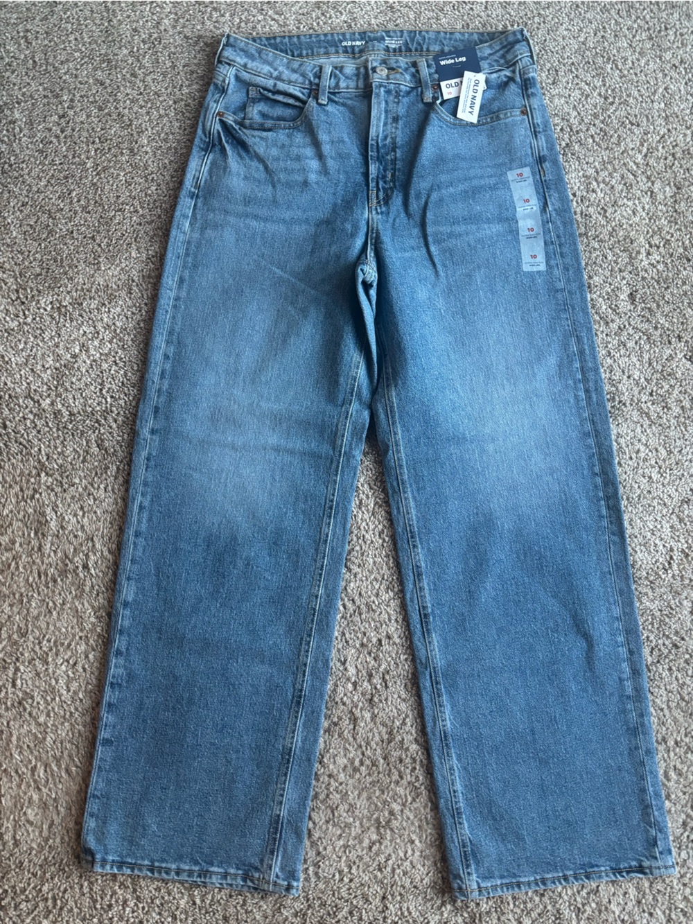 Old Navy Women's Light Blue Wide Leg Jeans